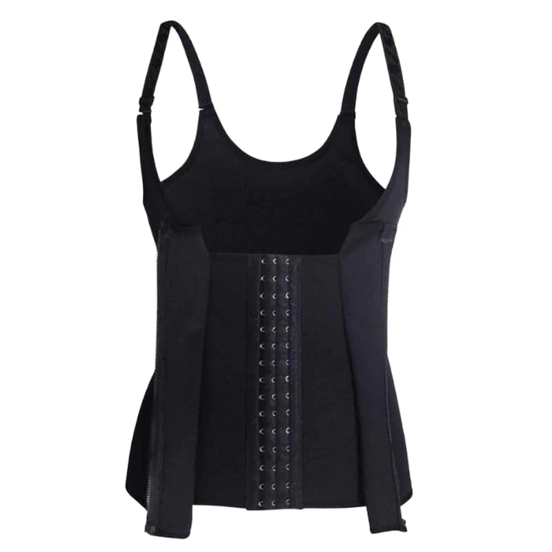Waist trainer vest with straps